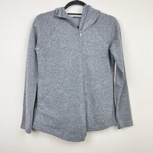 Nau Women's XS Hyperspace Grey Spacedye Full Zip Hoodie Sweatshirt Organic Cotto